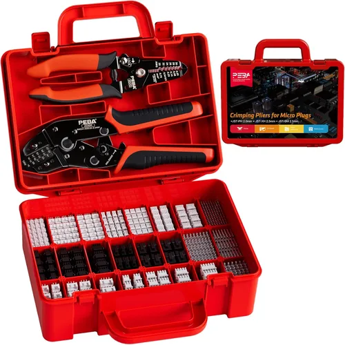Miniatura 11 de PEBA JST Engarzador con Ratillo 32-22 AWG para Conectores Micro de 1.0mm/1.25mm/1.5mm/2.0mm de Pitch, Herramienta de Engarzamiento para JST-SH