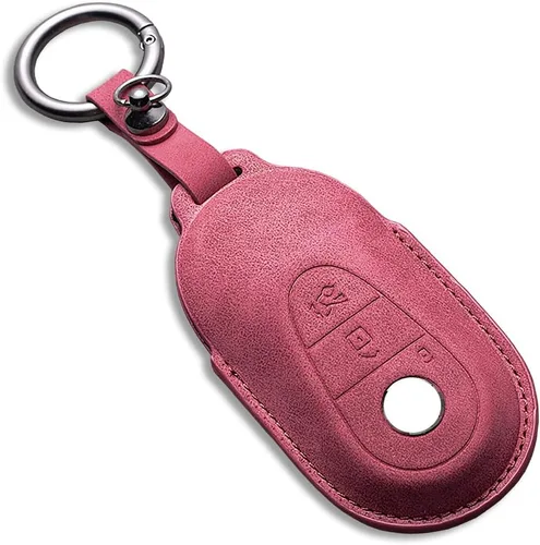 Miniatura 23 de para Mercedes-Benz Funda para llavero, Funda para llavero Mercedes C E M S CLS CLK GLK GLC G AMG Accesorios para llavero de cuero Funda protectora
