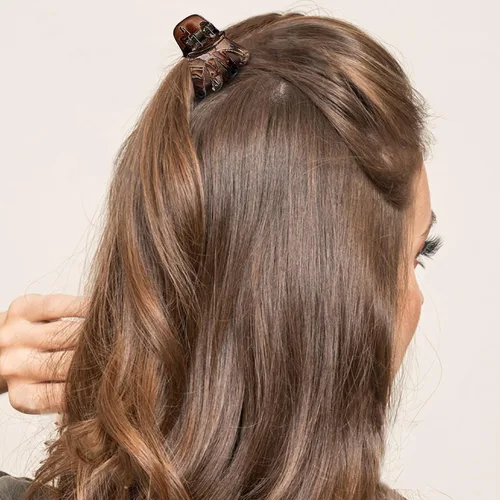 Miniatura 6 de 9 pinzas para el pelo de pulpo de 1.6 in, medianas y pequeñas, pinzas para el cabello ámbar Aceessories antideslizantes, agarres fuertes