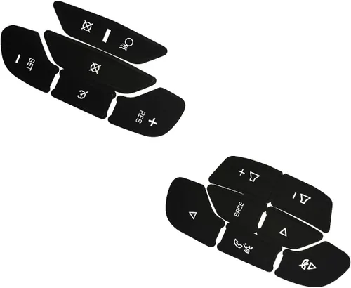 Miniatura 3 de AtticZone Steeing Wheel - Kit de reparación de botón de salpicadero, calcomanías compatibles con Cadillac Escalade ESV EXT 2007 2008-2014
