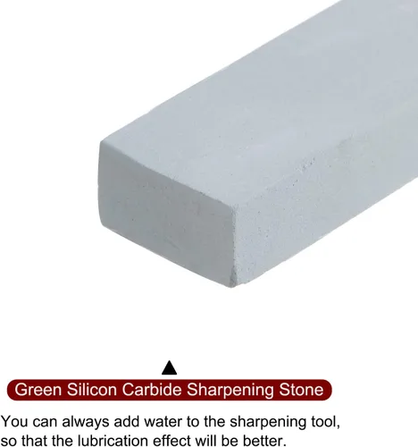Miniatura 4 de HARFINGTON Piedras afiladoras 1000 grano rectángulo verde carburo de silicio cuchillo piedra de afilar