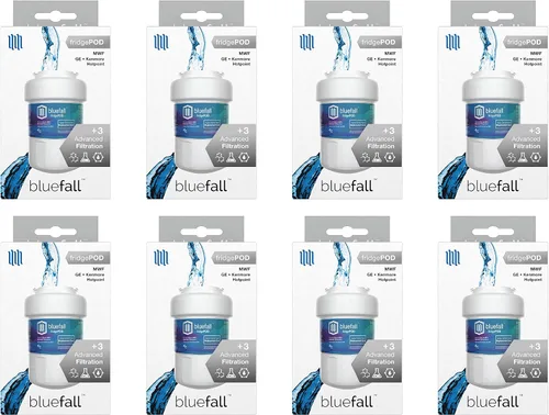 Miniatura 2 de Bluefall Compatible con filtro de agua GE para GE MWF Value Pack (8)
