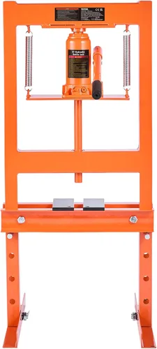 Miniatura 9 de VEVOR, prensa hidráulica de taller, 6 toneladas/13000 libras, estructura en H, altura ajustable en 4 posiciones, con placas móviles