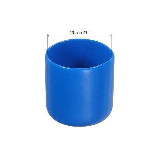 Miniatura 2 de MECCANIXITY 10 tapas de goma para extremos de goma, protector de rosca de vinilo de 1 pulgada, tapas redondas de PVC para tubos de perno