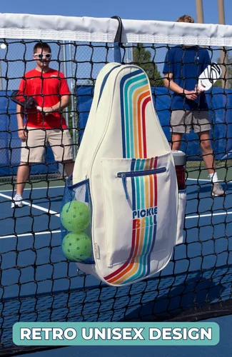 Miniatura 6 de STEEL MILL AND CO. Bolsas de pickleball para mujeres y hombres, bolsa de pickleball unisex con capacidad para 4 paletas de pickleball, bolsa