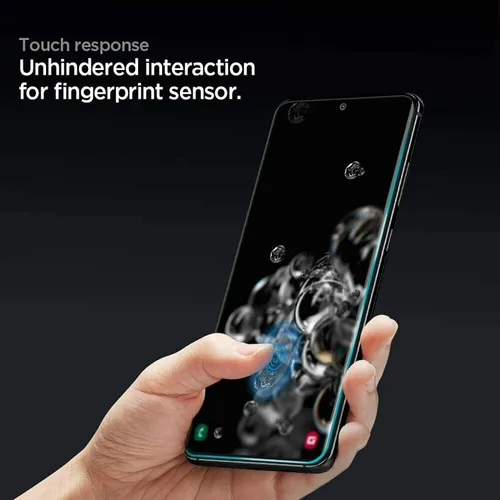 Miniatura 3 de LOOKSEVEN Paquete de 3 películas de hidrogel para iPhone 14 Pro Max, protector de pantalla de TPU suave transparente de alta sensibilidad