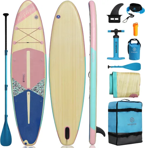 Miniatura 11 de Inflatable Stand Up Paddle Board for Youth and Adults – Wide Sup with Premium Accessories, Blow Up Paddleboard for Surfing, Fishing, Yoga & More