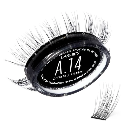 Miniatura 12 de Lashify Amplify - Extensiones de pestañas Gossamer de 0.47 pulgadas, color ceniza, pestañas postizas para un aspecto natural