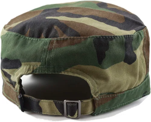Miniatura 49 de The Hat Depot Cadet Military Army - Gorra de béisbol de algodón lavado con teñido anudado y algodón lavado básico y desgastado, gorra de algodón
