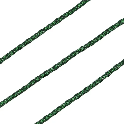 Miniatura 4 de LiQunSweet Cuerda metálica de oropel de 27 yardas de 0.031 in/12 capas, hilo metálico para adornar el paquete de regalo, color verde oscuro