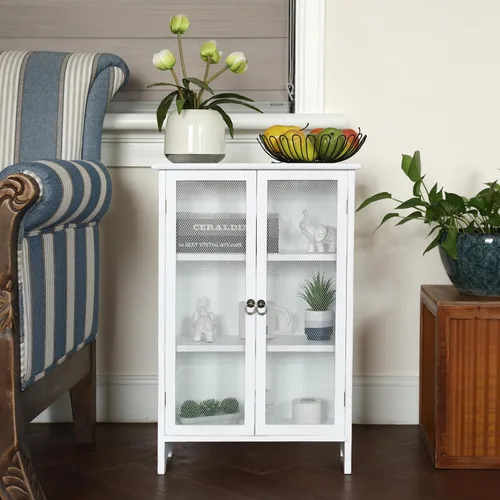 Miniatura 5 de COLLECTIVE HOME - Gabinete de almacenamiento, gabinete organizador de 30 pulgadas, gabinete de baño de madera maciza con 2 puertas, ya montado, 20 x