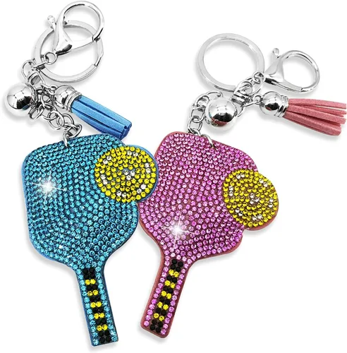 Miniatura 8 de Llaveros de pickleball - Mini adornos para amantes 9-Pack