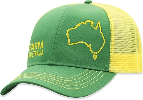 Miniatura 54 de John Deere Gorra de béisbol con logotipo y malla trasera con contraste, para hombre