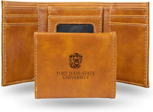 Miniatura 160 de NCAA Rico Industries - Billetera triple grabada con láser, con grabado láser, accesorio para hombre