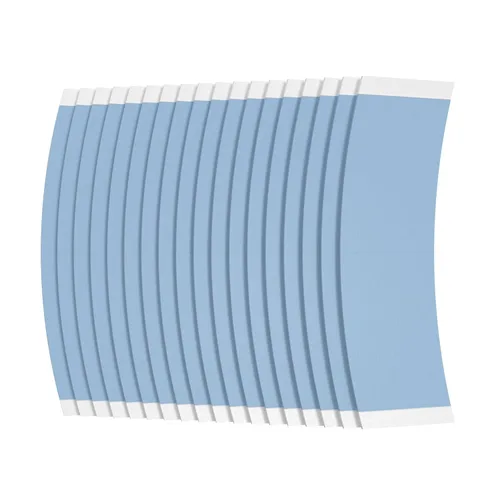 Miniatura 55 de Cinta Sunshine Premium Fabricada en EE. UU. 1522 Cintas adhesivas de doble cara de 3M transparentes para pelucas y toupee, 36 piezas de 1