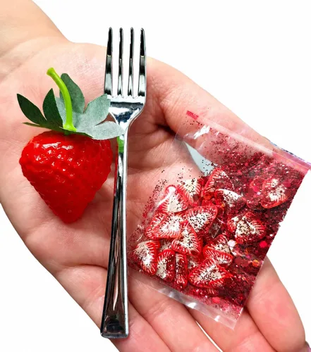 Miniatura 5 de Hoshimi Slimes - Juego de gofres de tarta de fresa para bricolaje a partir de 8 años, juego de regalo sensorial ASMR hecho a mano con mantequilla