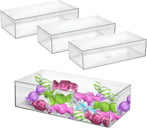 Miniatura 5 de Hammont Caja de exhibición de acrílico transparente – vitrina de 8 x 4 x 4 pulgadas para figuras de acción, figuras y coleccionables – Organizador