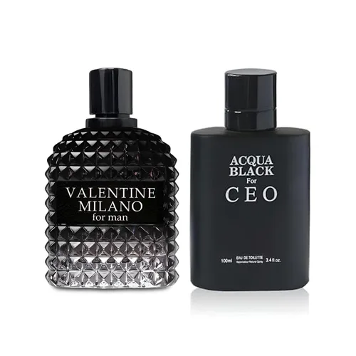 Miniatura 15 de AFLUXE Azura Noir Colonia para hombre, perfume picante amaderado, 3.4 fl oz, fragancia de larga duración con cítricos frescos y vetiver, uso diario