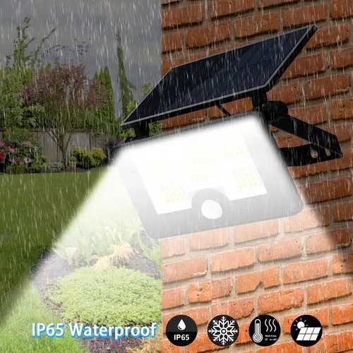 Miniatura 5 de Luces solares de pared para exteriores, impermeables, con sensor de movimiento, rotación de 180°, 4 modos de iluminación, alimentadas por energía