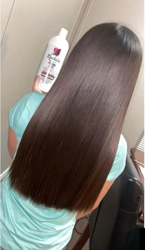 Miniatura 5 de Kachita Spell Nuevo tratamiento de queratina brasileña de chocolate, 32 onzas líquidas, alisado brasileño para el cabello, fabricado en Estados