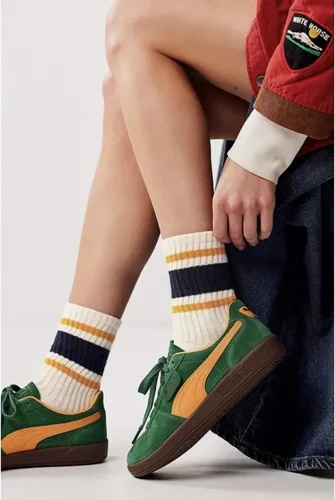 Miniatura 5 de 4 pares de calcetines a rayas para mujer, calcetines deportivos retro de algodón, elásticos, calcetines novedosos, unisex, multicolor