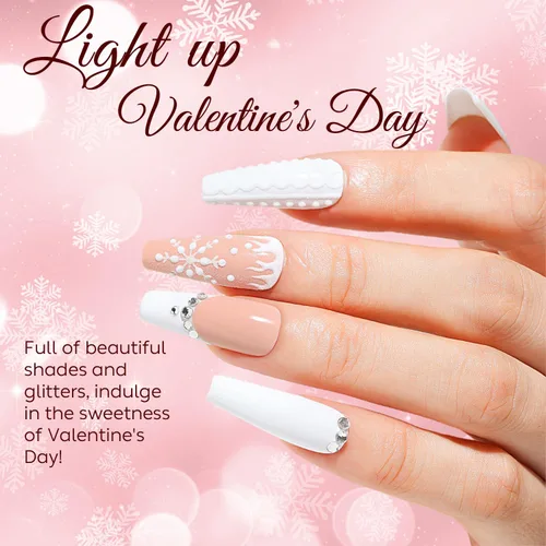 Miniatura 2 de Nicedeco Esmalte de uñas de gel sin hema, 6 colores, sin crueldad, vegano, rojo, borgoña, rojo, brillante, esmalte de uñas en gel para manicura