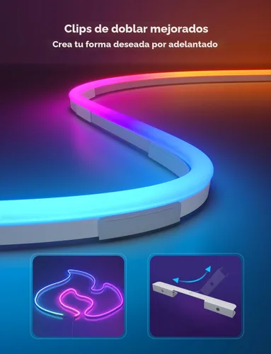 Miniatura 7 de Govee RGBIC Luces de Neón, Luz de Cuerda de Neón LED Inteligente 2 Funciona con Matter, Alexa, Google Assistant, Luces de Tira de Neón DIY
