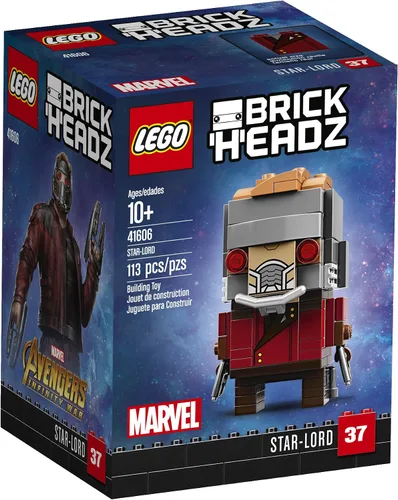 Miniatura 4 de LEGO BrickHeadz Star-Lord 41606 - Kit de construcción (113 piezas)