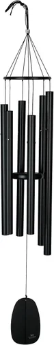 Miniatura 26 de Woodstock Chimes Signature Collection, Campanas del Paraíso, Plata Antigua 32", Campanillas de Viento de Diseños Decorativos para Exteriores, Patio