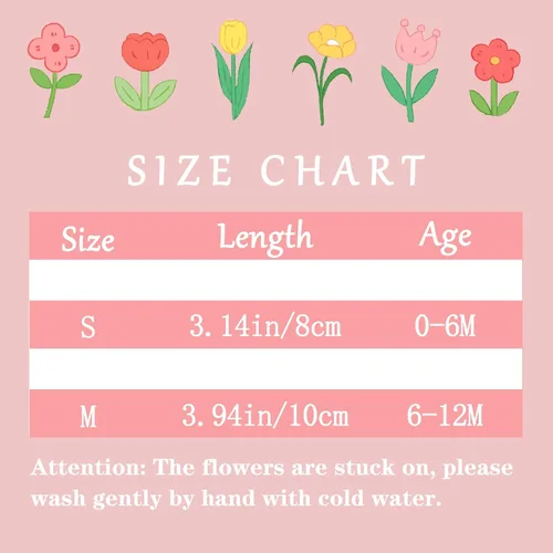 Miniatura 6 de Cotton Baby Girl Socks 0-12 Months Newborn Socks Ankle Socks for Babies Infant Socks Toddler Socks with Grippers