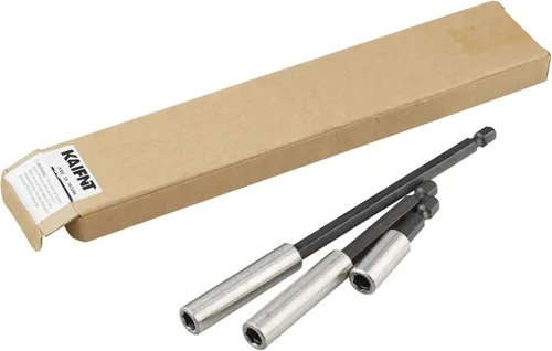 Miniatura 5 de K405 Soporte magnético para brocas con anillo de retención, extensiones de 2, 4, 6 pulgadas, 3 piezas