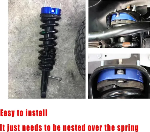 Miniatura 3 de Espaciadores de suspensión delantera de 2 pulgadas, para NlSSAN Navara D40 NP300 D23 2005-2023 / Frontier 2005-2023 / Xterra 2009-2014, amortiguador