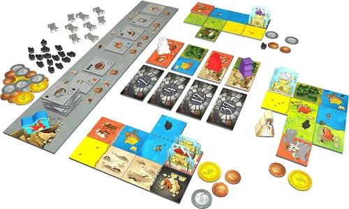 Miniatura 3 de Juego de mesa Queendomino de Blue Orange Games - Juego de mesa de estrategia familiar o para adultos para 2 a 4 jugadores. Recomendado para mayores