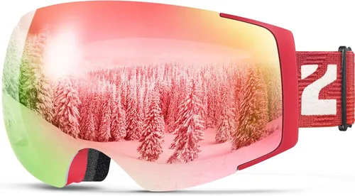 Miniatura 20 de ZIONOR X4 Ski Goggles Magnetic Lens - Snowboard Goggles for Men Women Adult - Snow Goggles Anti-fog UV Protection