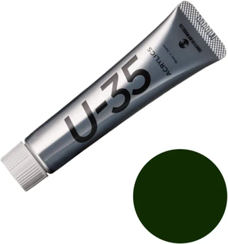 Miniatura 2 de U-35 Phthalo Green Yellow Shade 0.7 fl oz (20 ml) Same Color Set of 3 539 Turner Acrylic Paint