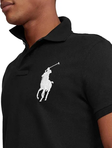 Miniatura 2 de POLO RALPH LAUREN Polo de malla de ajuste entallado para hombre Big Pony, Amarillo Hampton.
