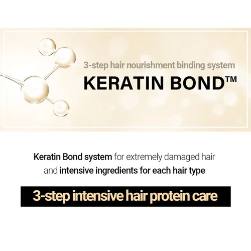 Miniatura 3 de Kerasys Advanced Keratin Bond Silky Moisture 20.2 fl oz / 20.3 fl oz (paquete de 1, tratamiento), azul