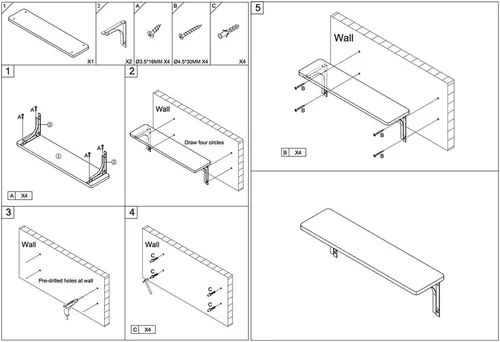 Miniatura 6 de Coral Flower Estantes flotantes para montaje en pared, moderno, rústico, de madera, para decoración del hogar, dormitorio, baño, sala de estar