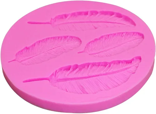 Miniatura 4 de Molde de plumas de pájaros 3D, moldes de silicona 100% de grado alimenticio, antiadherentes, decoración de tartas, chocolate, chicle de caramelo