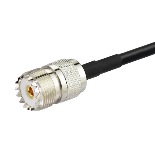 Miniatura 4 de Bingfu Adaptador de antena de radio Jamón SMA hembra a UHF SO239 hembra RG58 Cable de puente coaxial de 11.8 in 12 pulgadas para radioaficionado