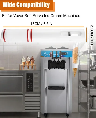 Miniatura 2 de 3 piezas de 6.3 in de varilla de válvula accesorio apto para máquinas de helado Vevor Soft Serve, accesorios para máquina de helado, piezas