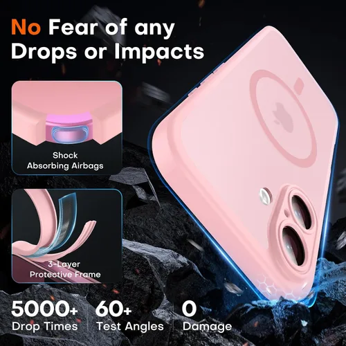 Miniatura 839 de TOCOL Funda para iPhone 11, compatible con Magsafe, protección completa de cámara, imanes integrados, protección contra caídas, funda translúcida