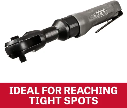 Miniatura 4 de JET Llave de trinquete neumática de 1/2 pulgada, 50 ft-lbs, 200 RPM (modelo JAT-302)
