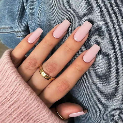 Miniatura 30 de KQueenest Uñas postizas largas a presión con diseño de ojo de gato, cuadradas, medianas, color rojo oscuro con purpurina, ataúd, uñas acrílicas a