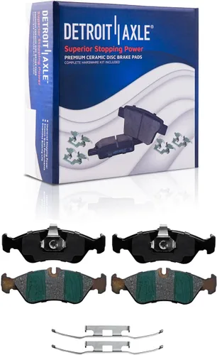 Miniatura 35 de Detroit Axle - Pinza de disco del lado del acompañante + pastillas de freno de cerámica de repuesto para Lexus HS250H Toyota RAV4 Prius V Scion xB