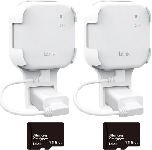 Miniatura 8 de Tarjeta MicroSD de 256 GB y soporte de pared para Blink Sync Module XR con cable corto, ordena, ahorra espacio y mejora la seguridad sin esfuerzo