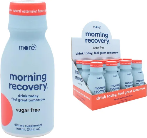 Miniatura 17 de Morning Recovery Electrolitos, Fórmula Patentada de Bebida de Cardo Mariano para Hidratar Mientras Bebes, DHM Líquido Altamente Soluble, Sin OGM