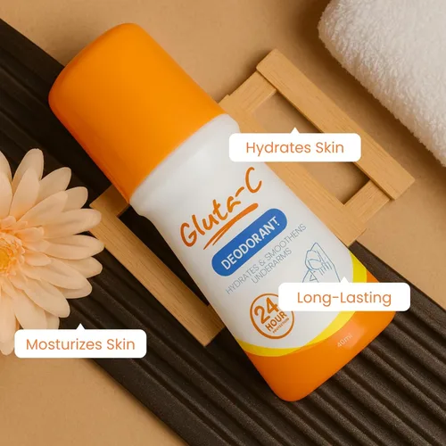 Miniatura 4 de Gluta-C Desodorante Roll On Hidratación Nutritiva Suave Revitalizante Textura Flexible Brillo Saludable Cuidado de la Piel Equilibrado Suave