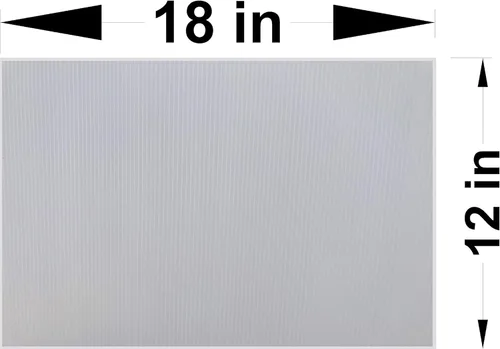 Miniatura 5 de Letreros para patio, 100 letreros de plástico corrugado de 12 x 18 pulgadas x 0.157 in, paquete de 100 unidades, ideal para cualquier evento, panel