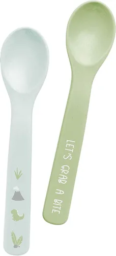 Miniatura 10 de Stephen Joseph Juego de cucharas de silicona para bebés, cucharas de alimentación de primera etapa para bebés, juego de cucharas fomenta